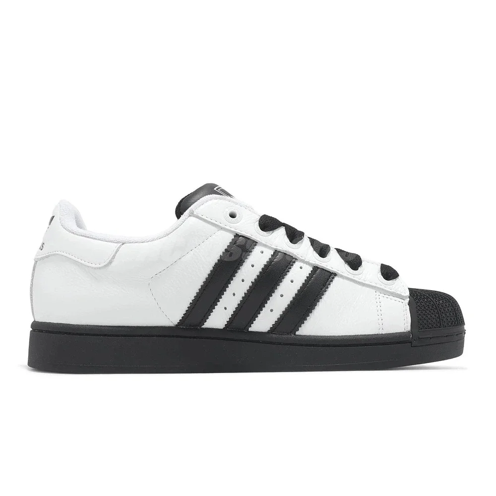 Mens Size 11.5 adidas Originals Superstar II White Black Casual Shoes JI0124 NEW